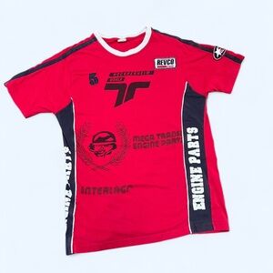 Vintage Austar Racing Ringer Tee Hockenheim Interlagos Tagged XXL Fits S/M